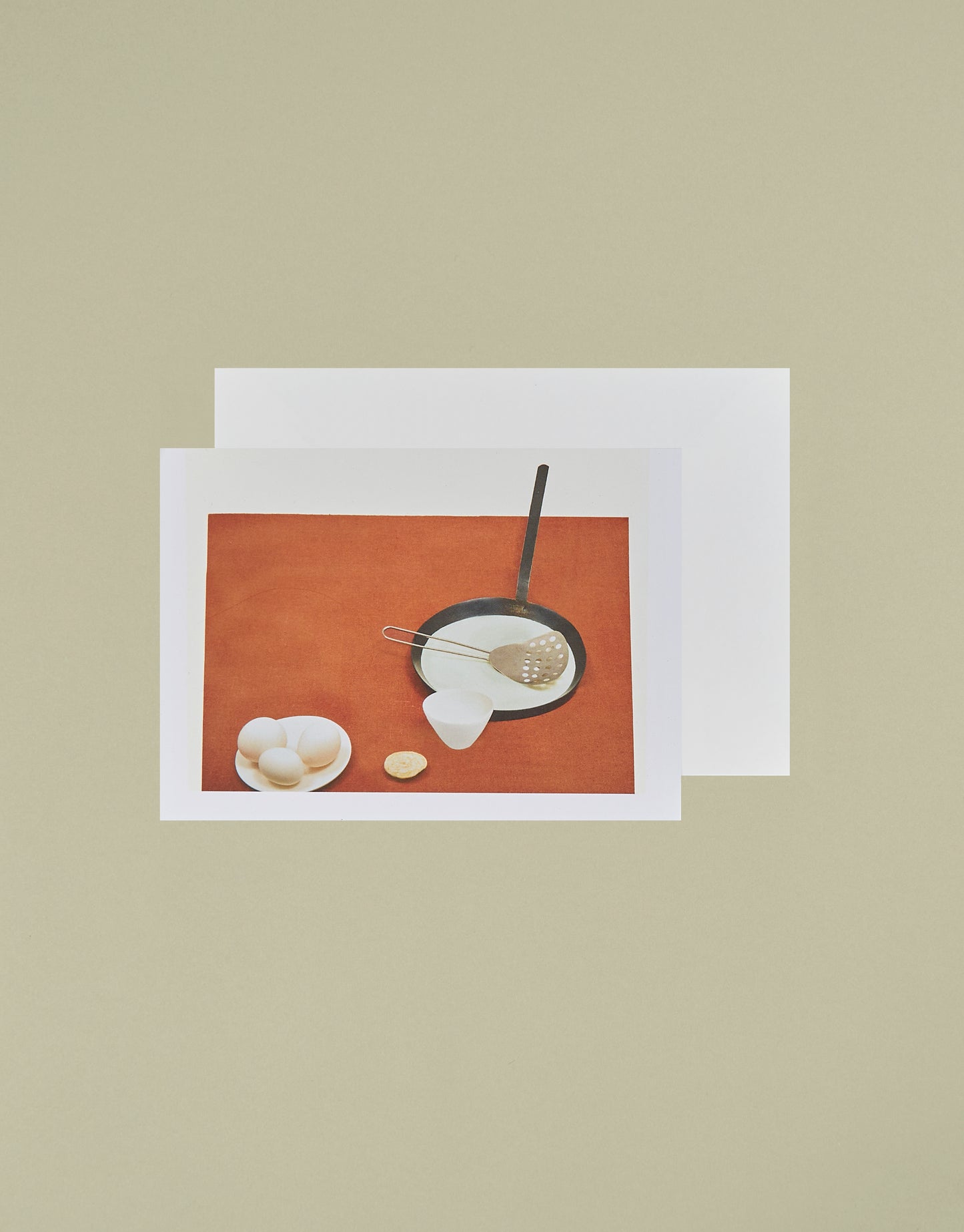 Frying Pan and Eggs Card.