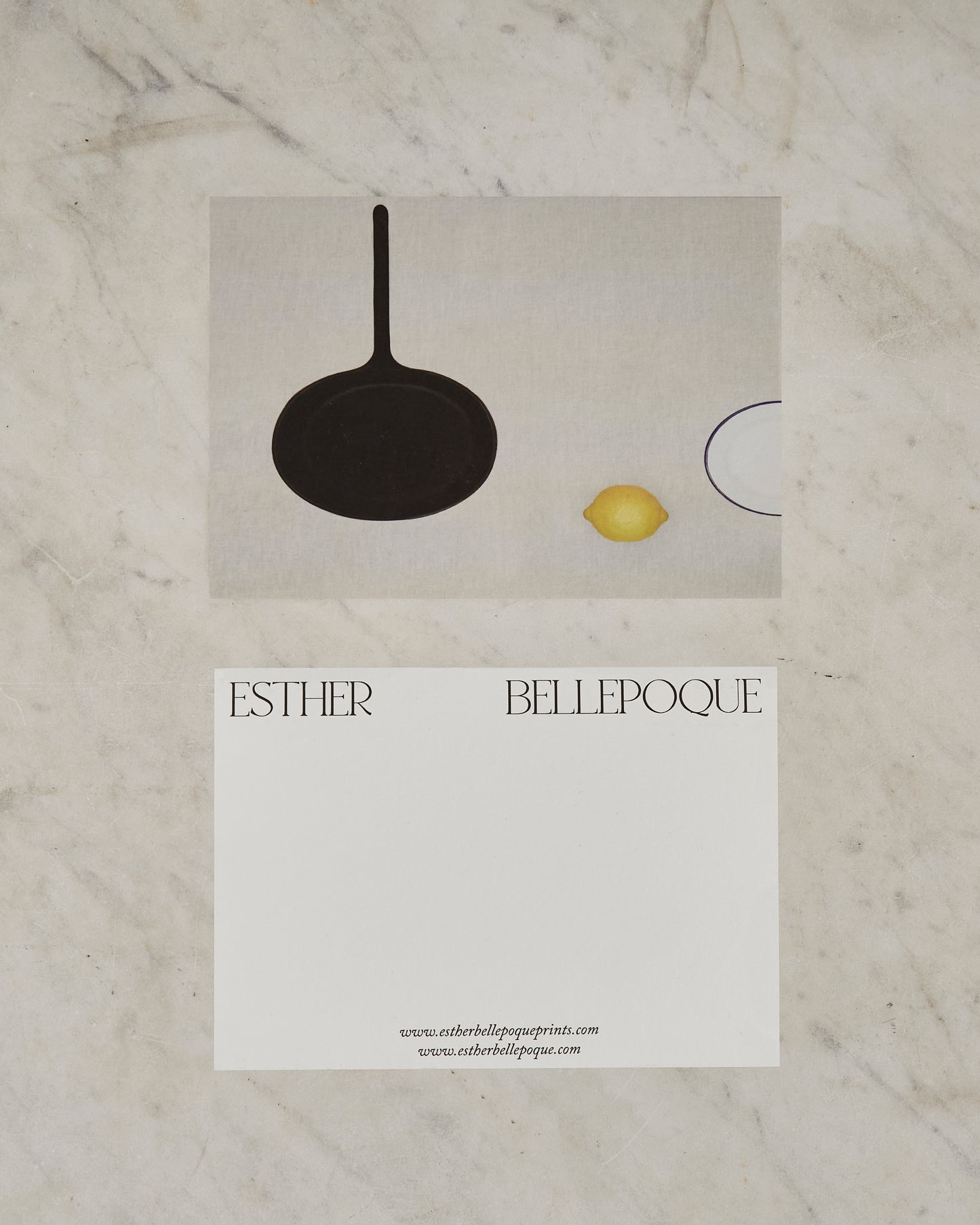 Still Life with Lemon Card.